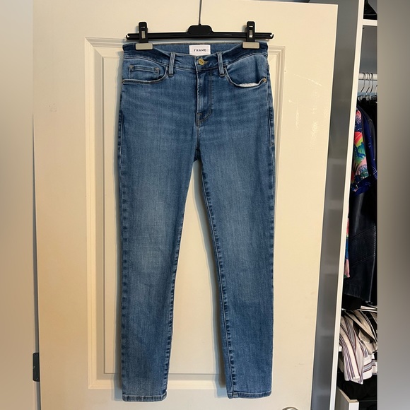 FRAME Le Skinny De Jeanne Maiden Crop Jeans - Picture 3 of 8